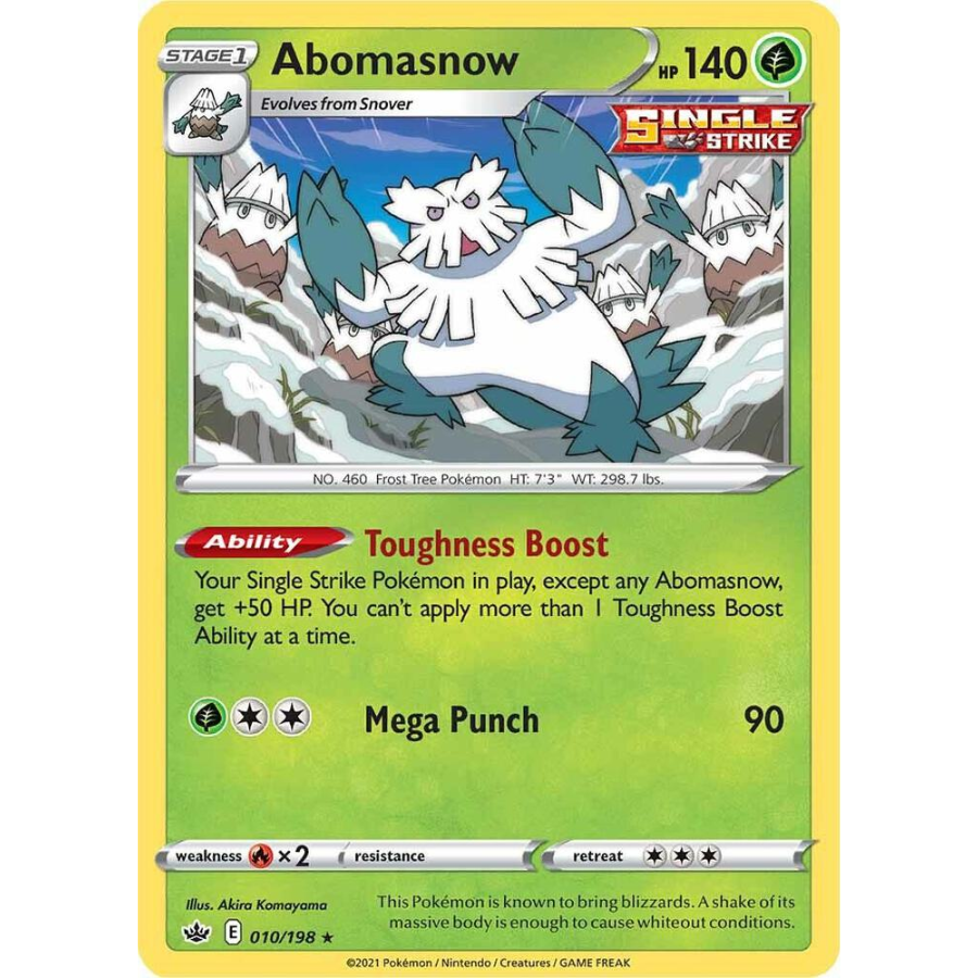 Abomasnow 010/198 Chilling Reign [NM]