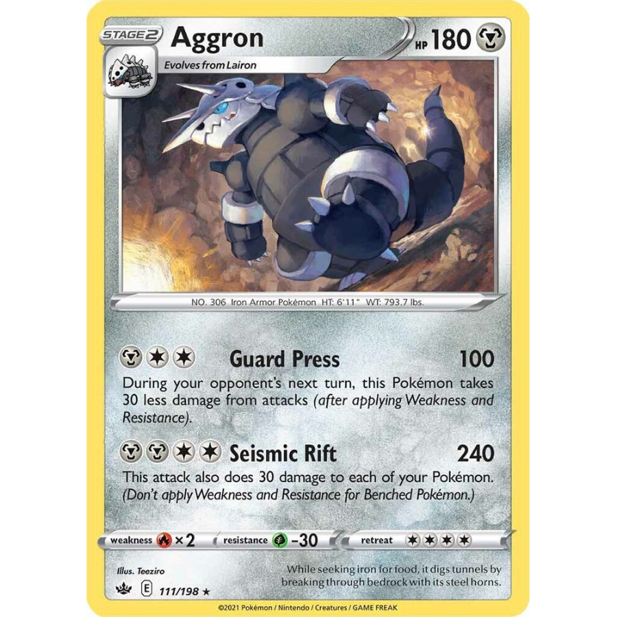Aggron 111/198 Chilling Reign [NM]