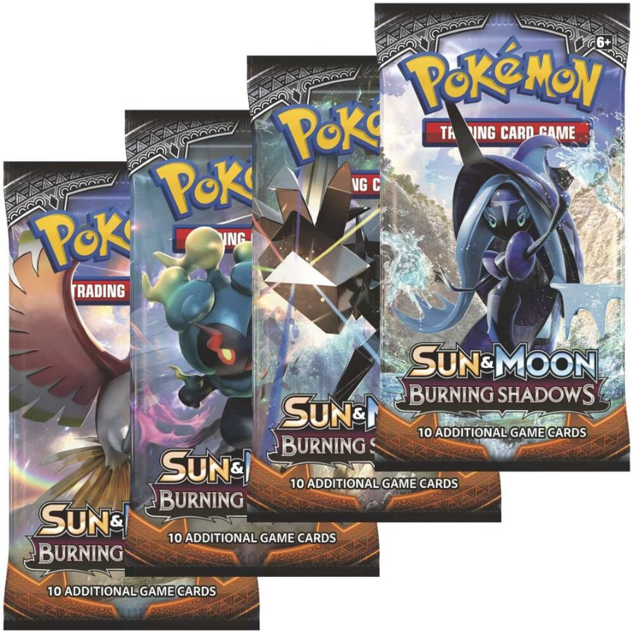 Burning Shadows Booster Pack Art Set of 4