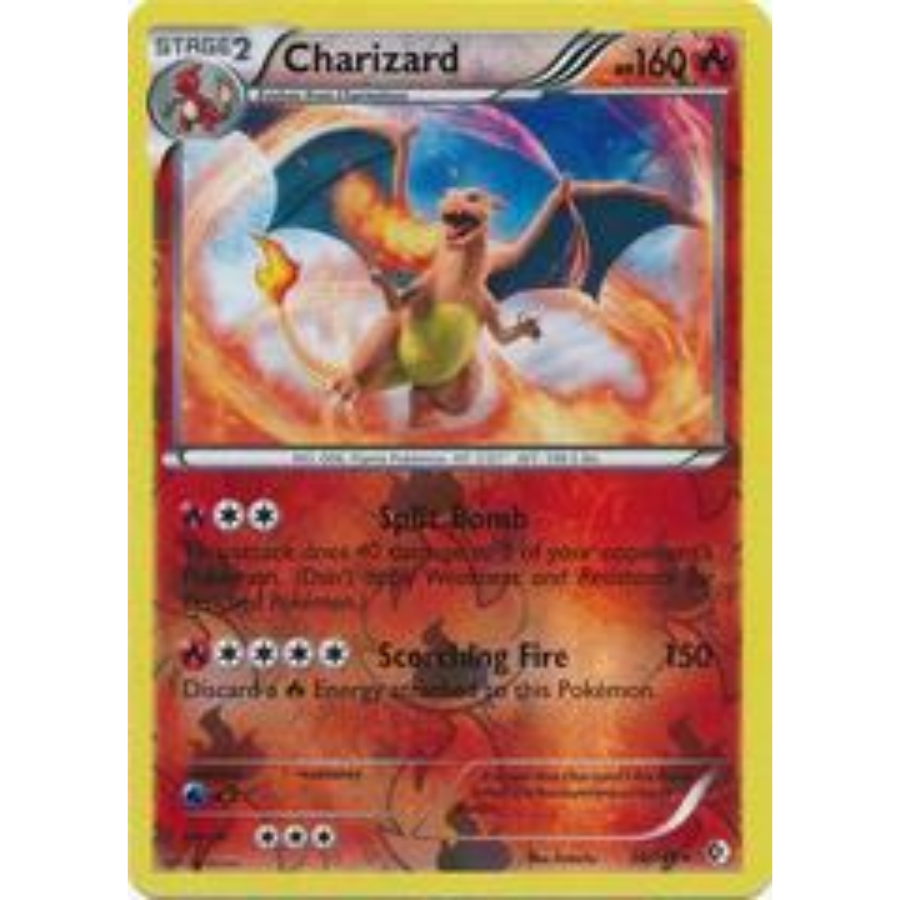 Charizard 20 Boundaries Crossed Reverse Holo