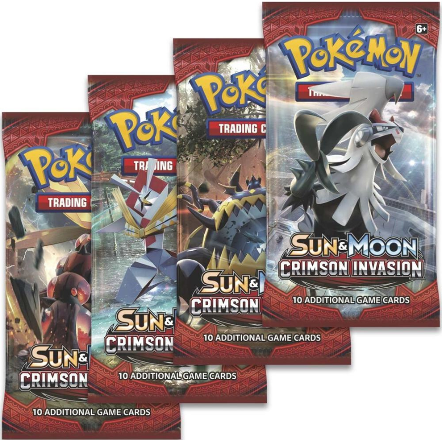 Crimson Invasion Booster Pack Art Set of 4