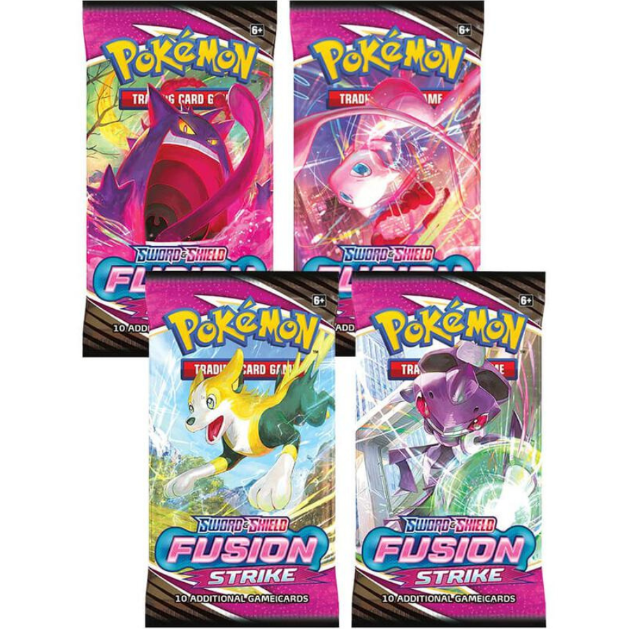 Fusion Strike Booster Pack Art Set of 4