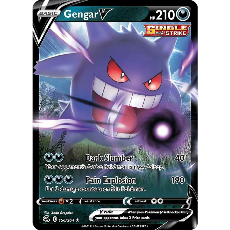 Gengar V 156 Fusion Strike