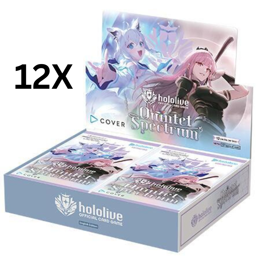 Hololive_Quintet_Spectrum_Booster_Box_Sealed_Case 12 Boxes