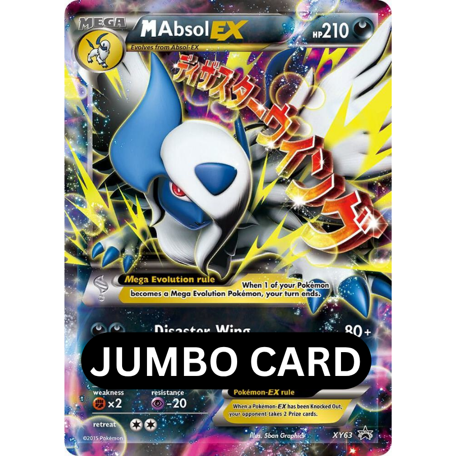 JUMBO M Absol EX XY63 Black Star Promo [NM]