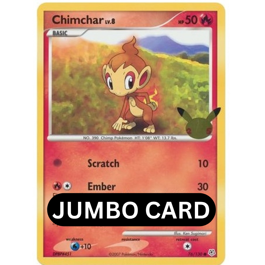 JUMBO Chimchar 76/130 Celebrations First Partner Pack [NM]