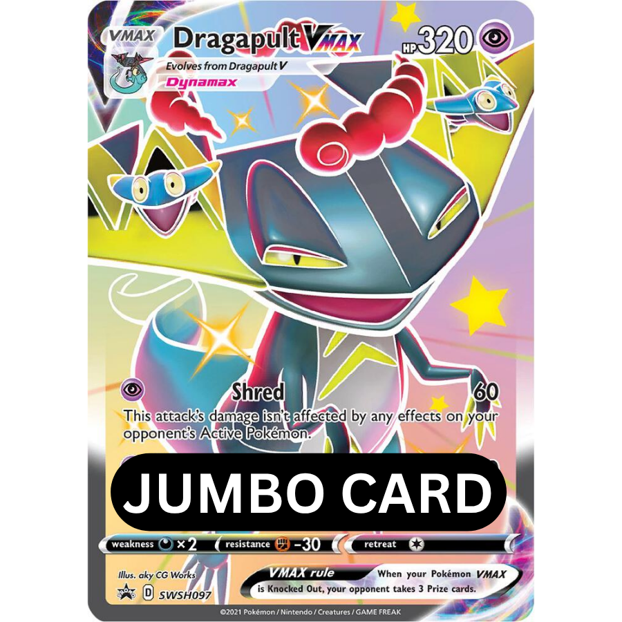 JUMBO Dragapult VMAX SWSH097 Black Star Promo [NM]