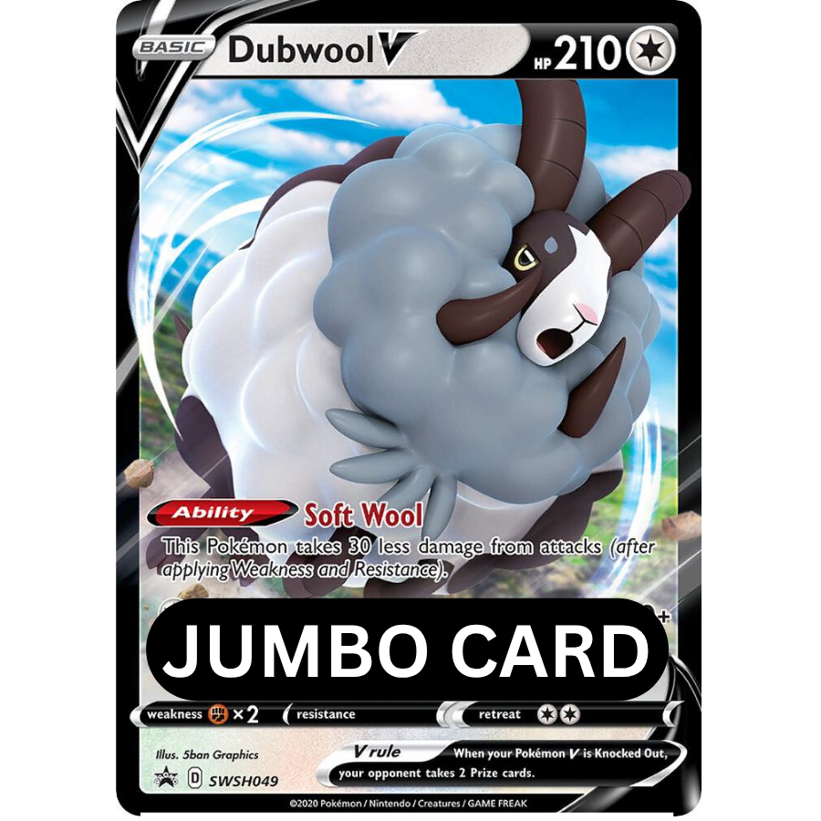 JUMBO Dubwool V SWSH049 Black Star Promo [NM]