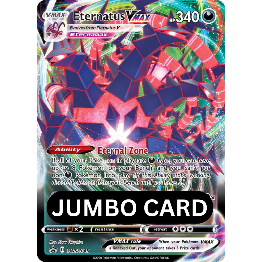 JUMBO Eternatus VMAX SWSH045 Black Star Promo [NM]