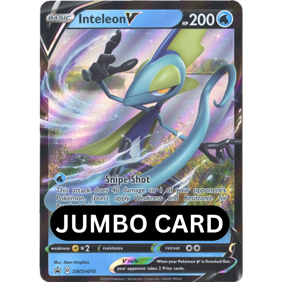 JUMBO Inteleon V SWSH016 Black Star Promo [NM]