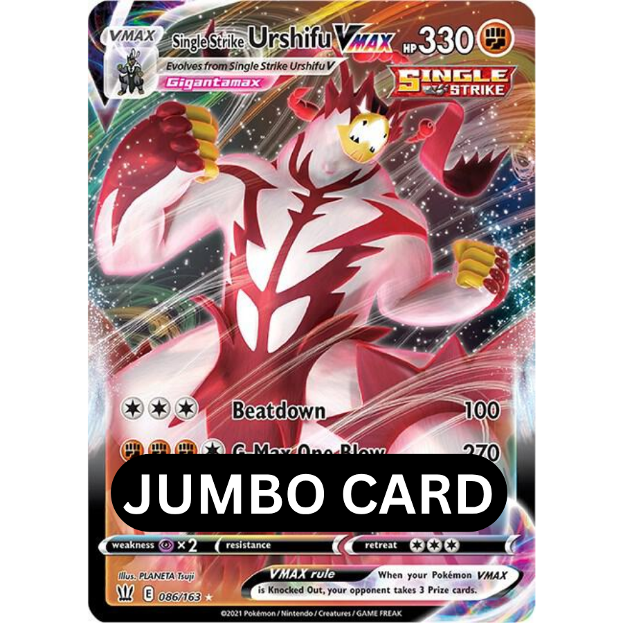 JUMBO Single Strike Urshifu VMAX 086/163 [NM]