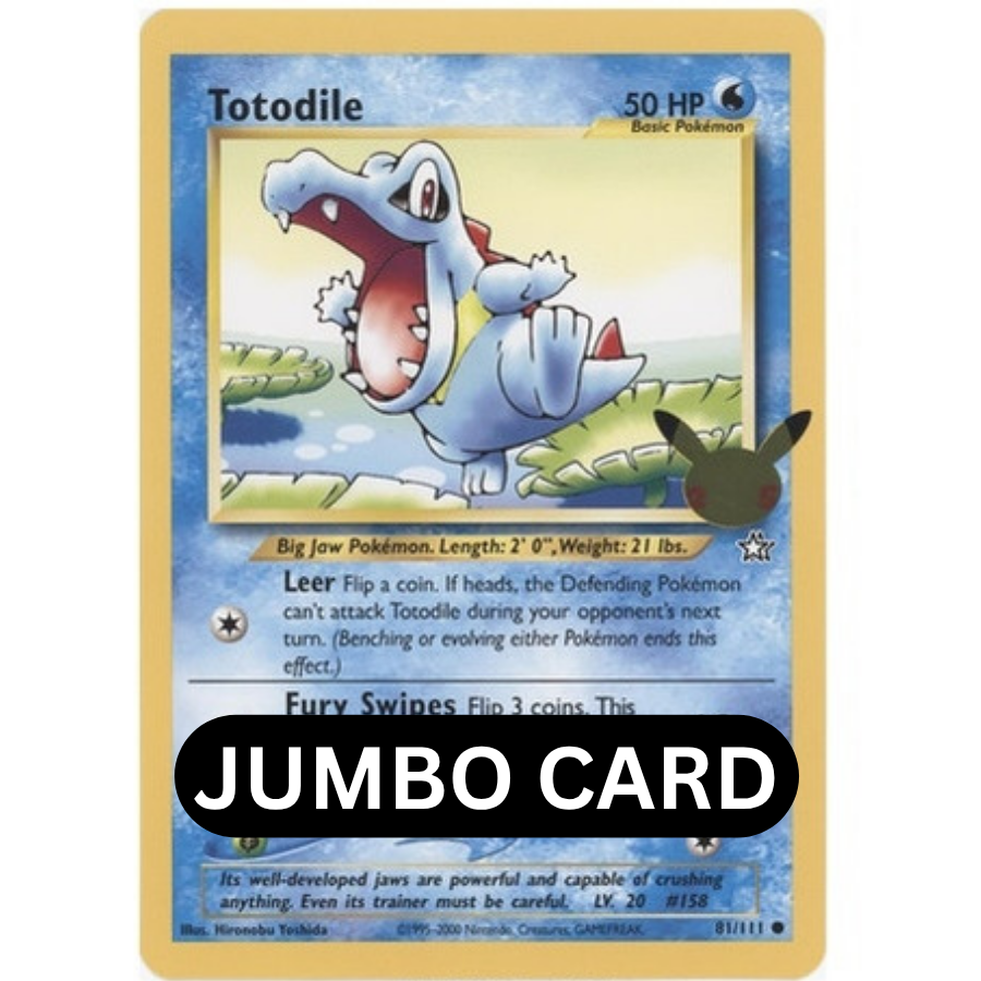 JUMBO Totodile 81/111 Celebrations First Partner Pack [NM]