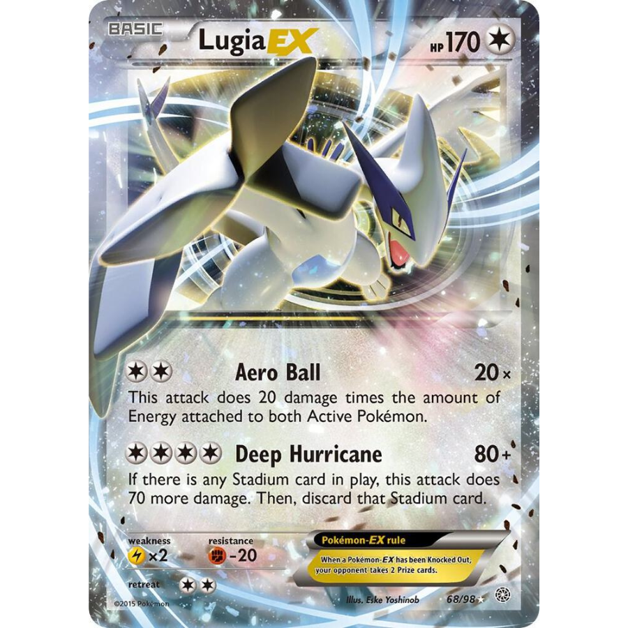 Lugia EX 68 XY - Ancient Origins