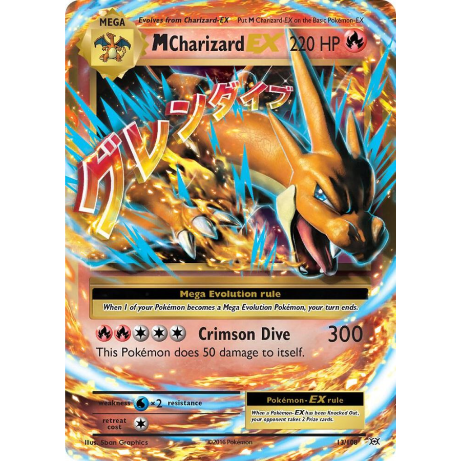 M Charizard EX 13 Evolutions