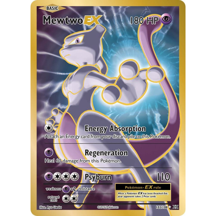 Mewtwo EX 103/108 Evolutions [NM]