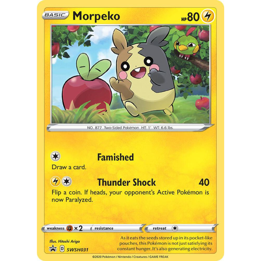 Morpeko SWSH031 Black Star Promo [NM]