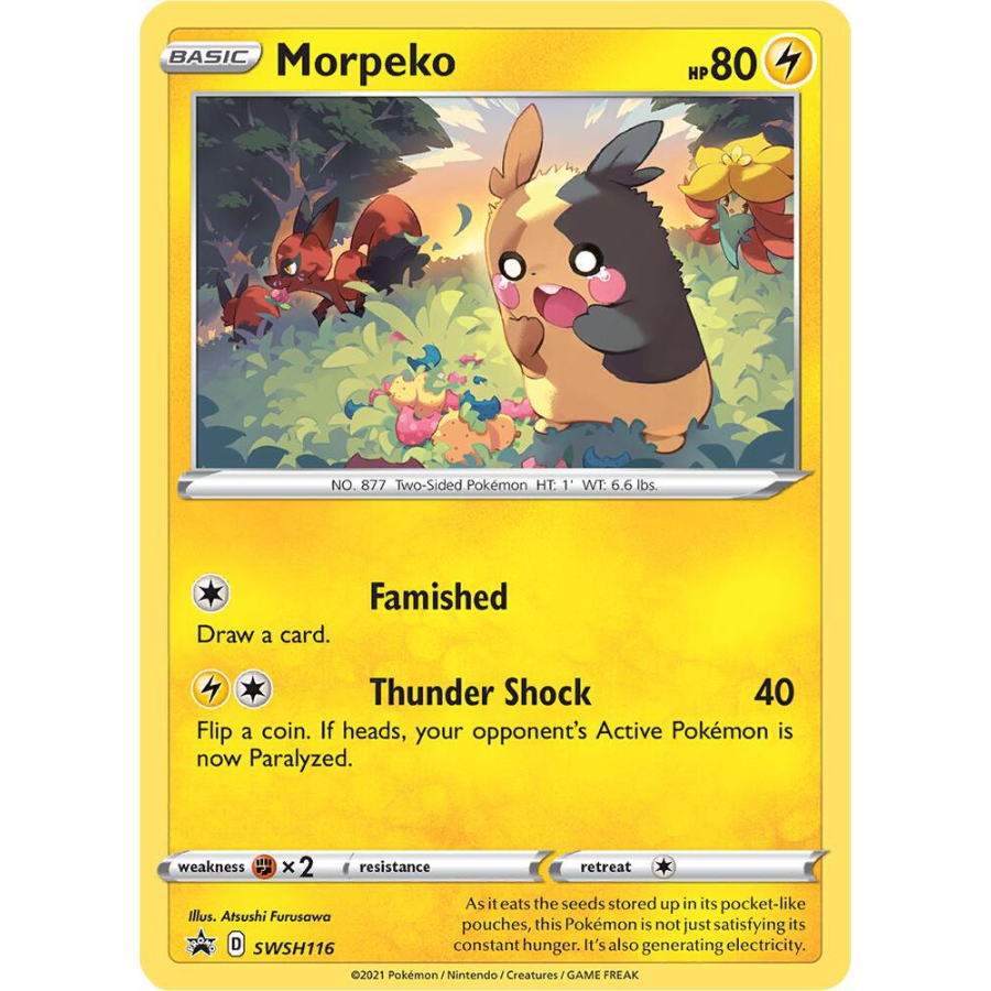 Morpeko SWSH116 Black Star Promo [NM]