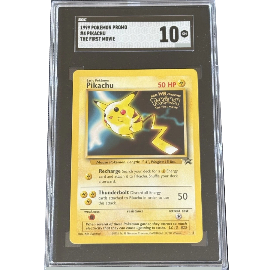 Pikachu Pokemon The First Movie Promo SGC 10