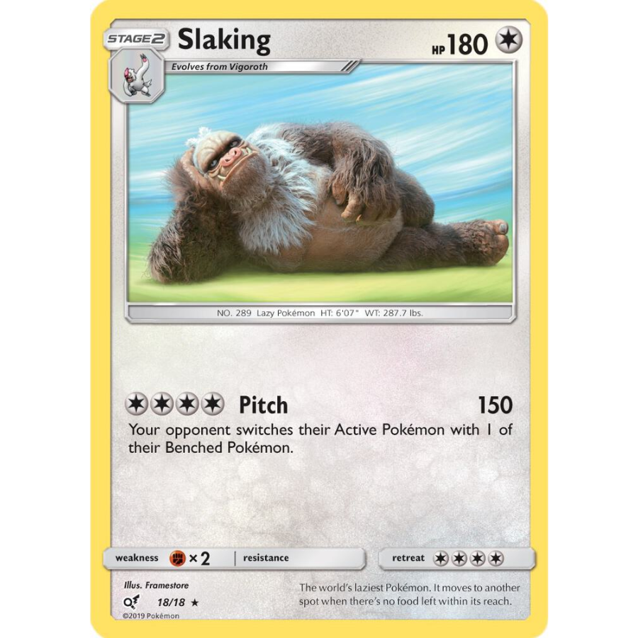 Slaking Holo 18/18 Detective Pikachu [NM]