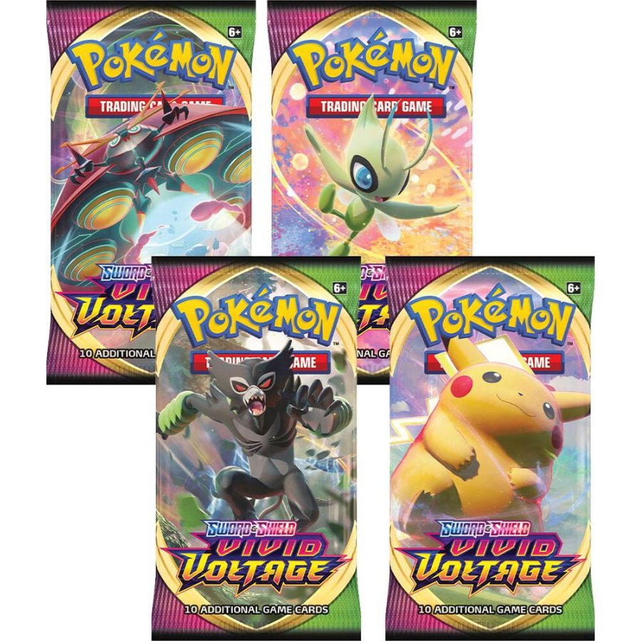 Vivid Voltage Booster Pack Art Set of 4