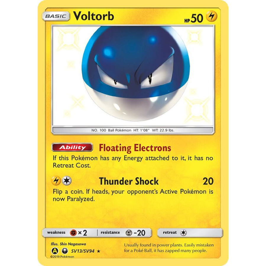 Voltorb SV13 Hidden Fates