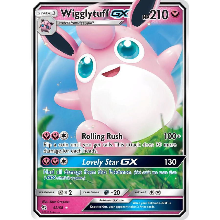 Wigglytuff GX 42 Hidden Fates 
