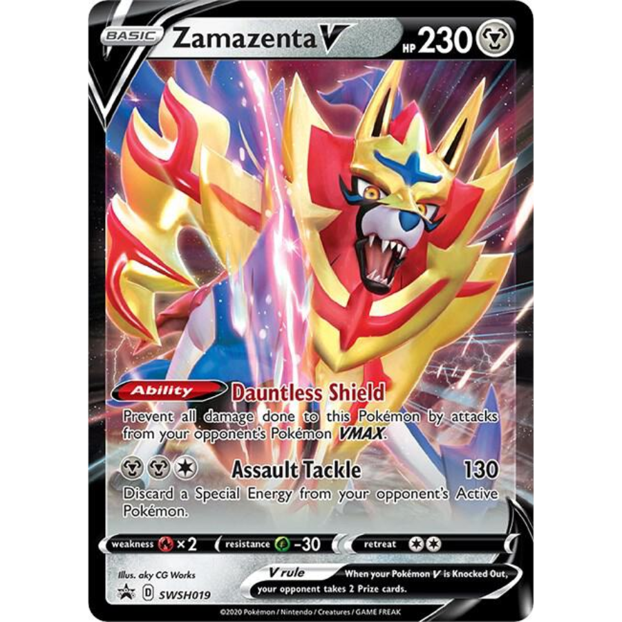 Zamazenta V SWSH019 Black Star Promo [NM]